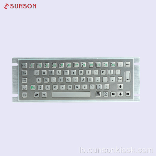 Metalic Keyboard fir Informatiounskiosk